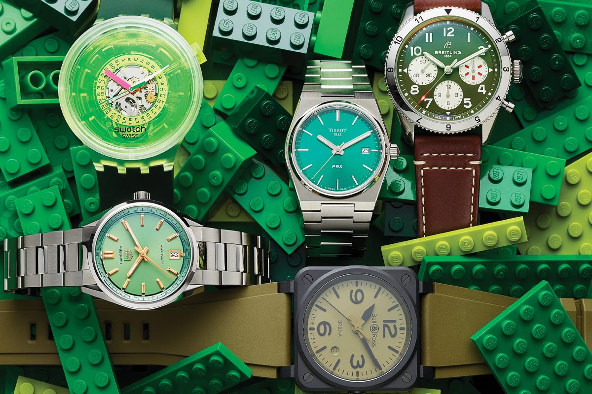 tendencia relojes verdes