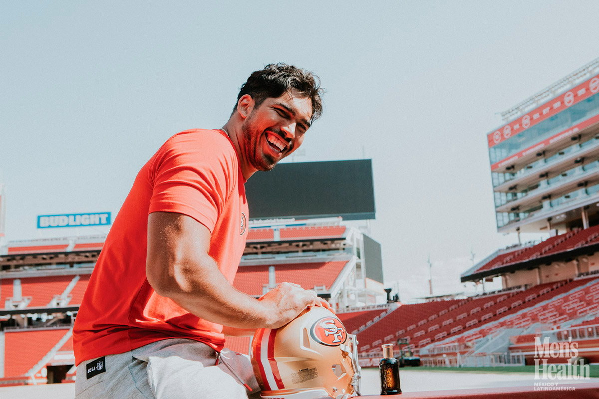 Isaac Alarcón, jugador del equipo de prácticas de los 49ers de San Francisco