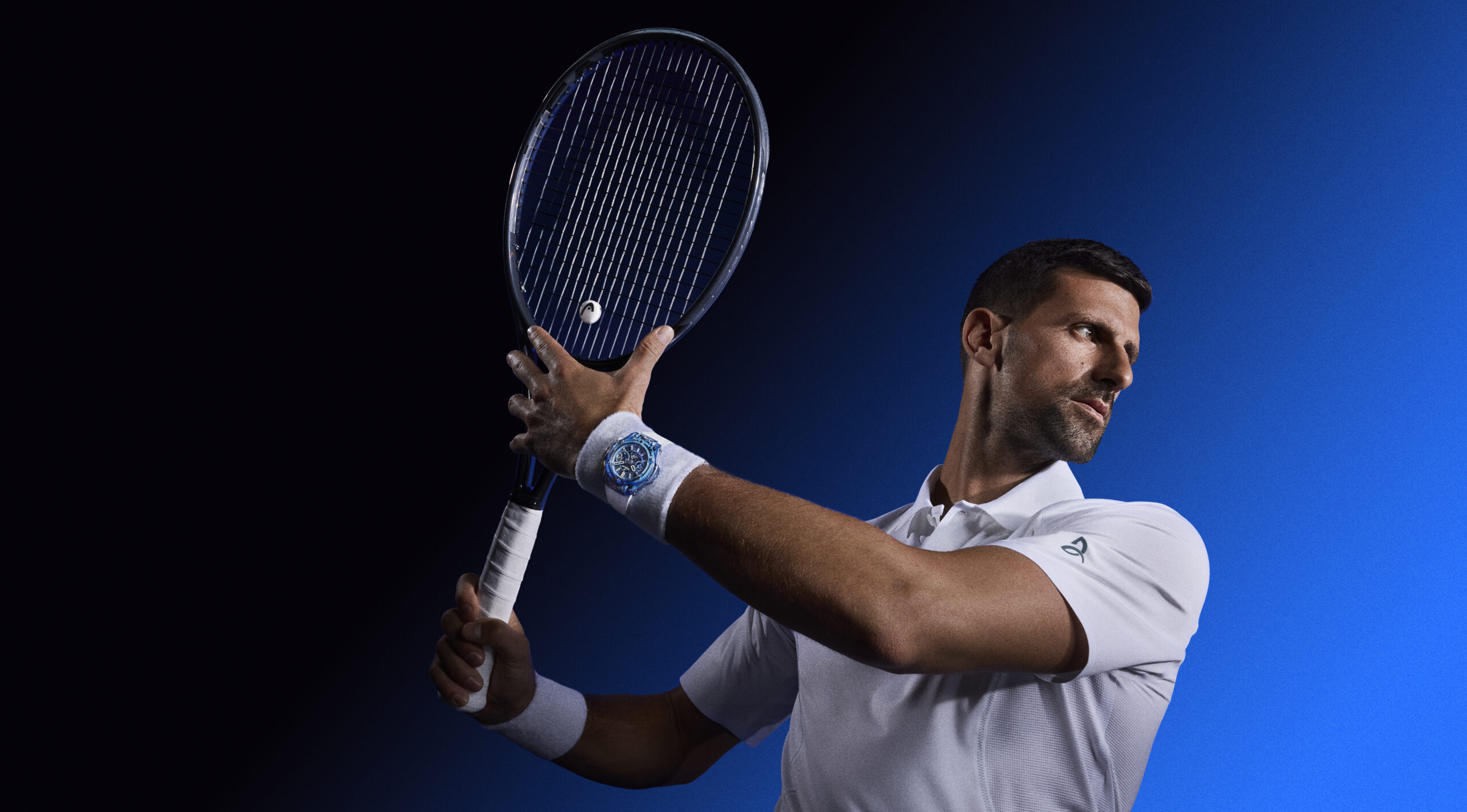 novak djokovic con el nuevo reloj Hublot Big Bang Unico Novak Djokovic