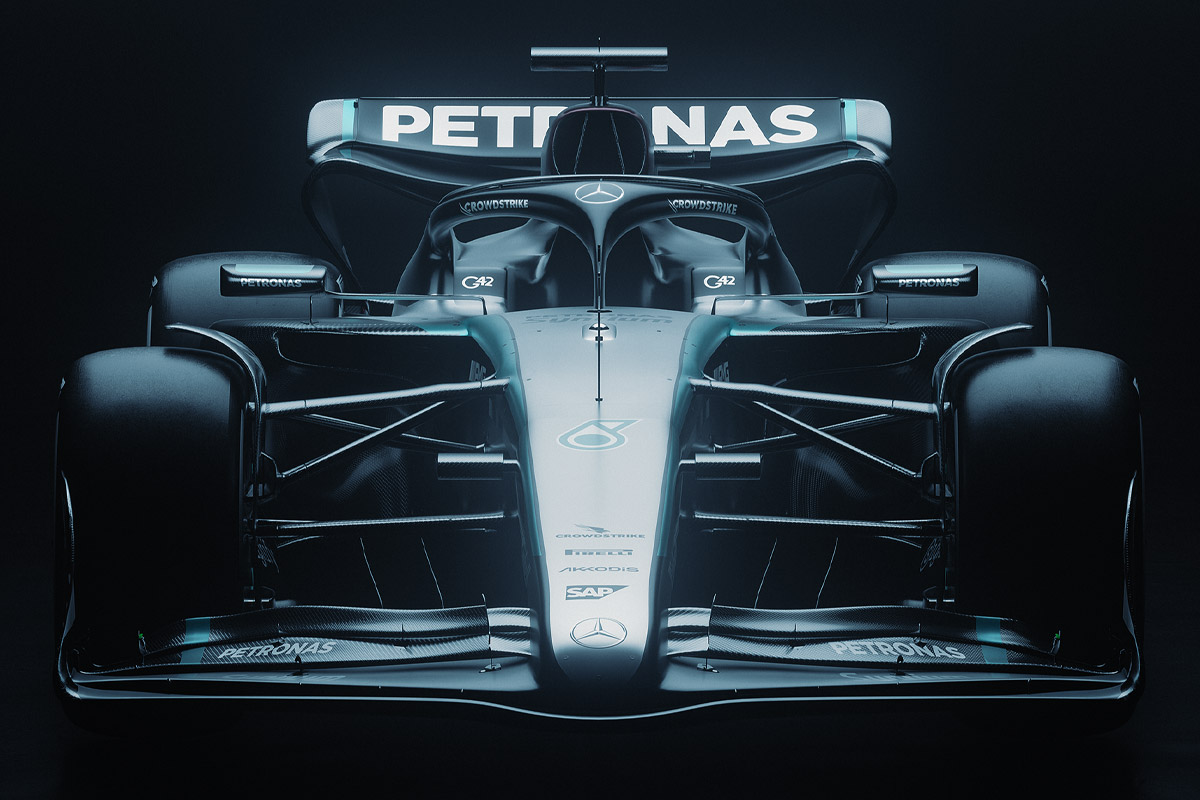 auto de fórmula 1 del equipo Mercedes-AMG-PETRONAS-F1-Team