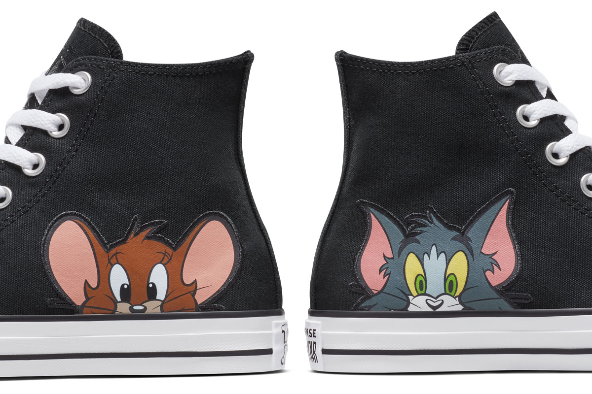 nueva colección tom & jerry x converse