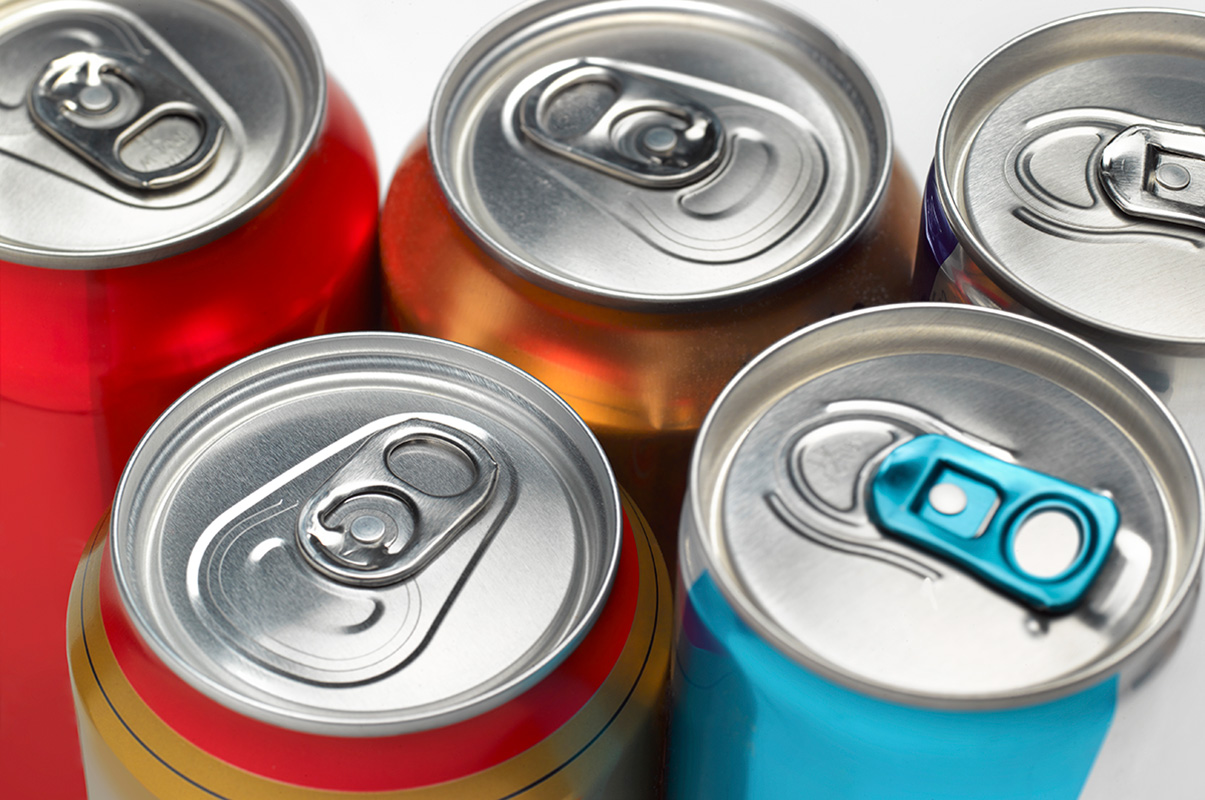 latas de refresco