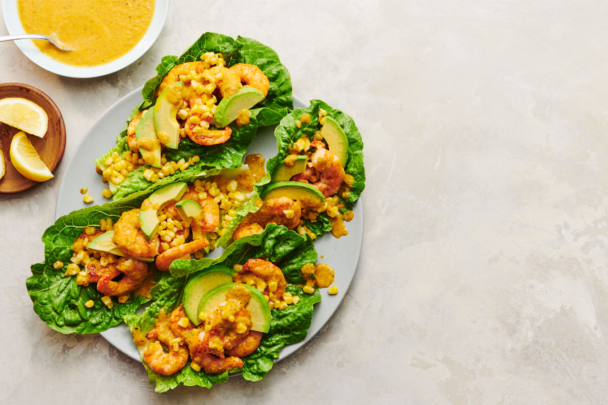 imagen de tacos de camarón