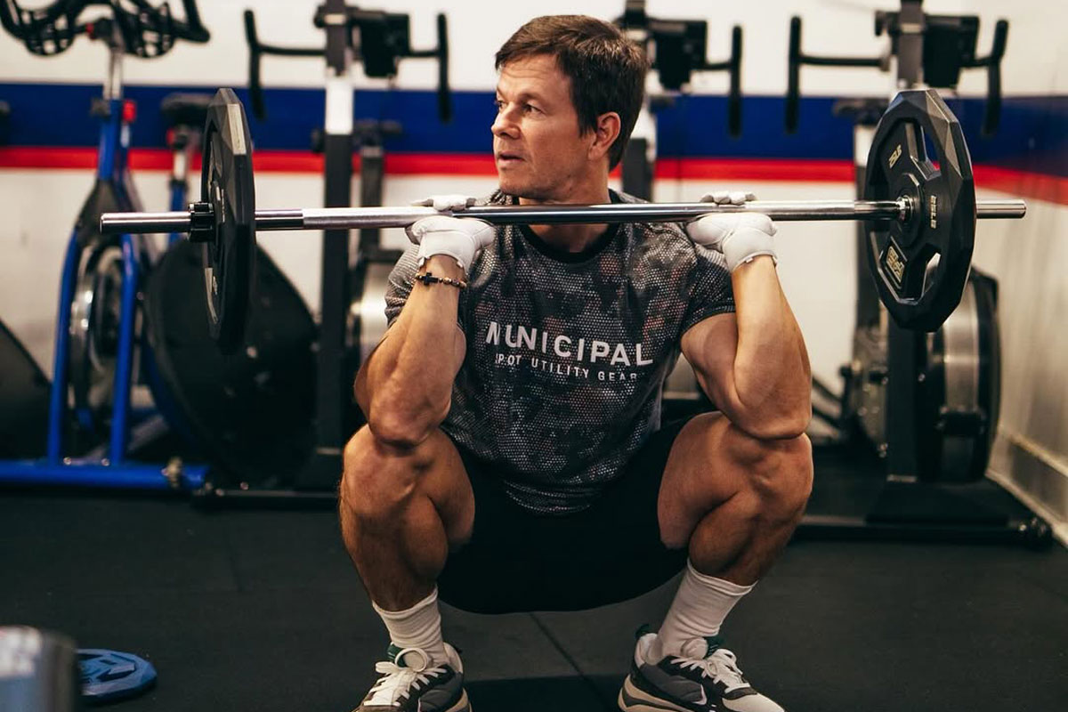 mark wahlberg entrenando