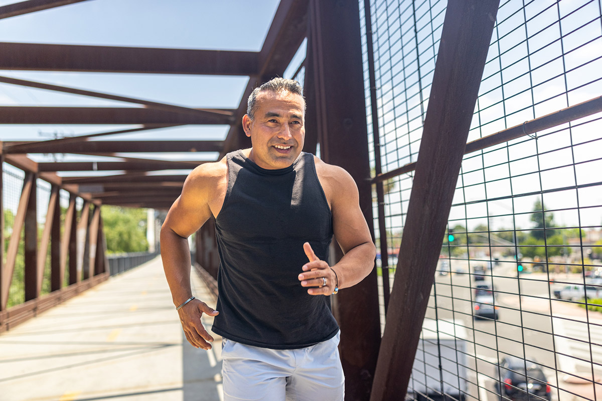 hombre corriendo